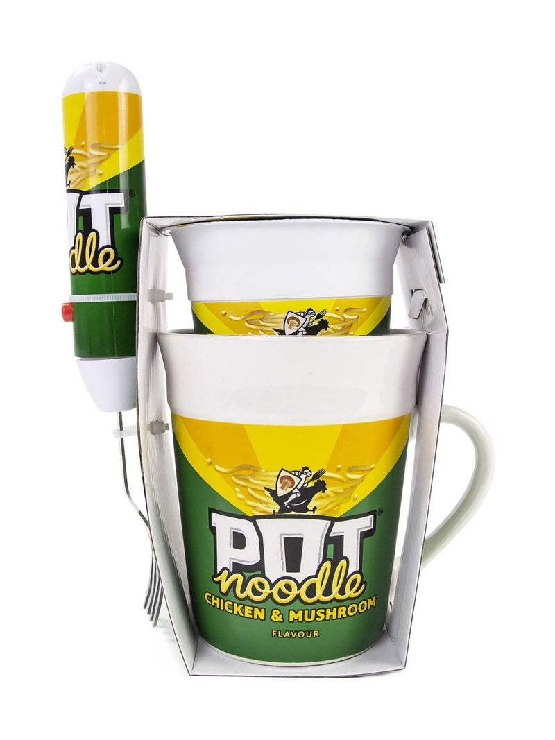 Kimm & Miller Pot Noodle set Chicken and Mushroom flavour, UK version