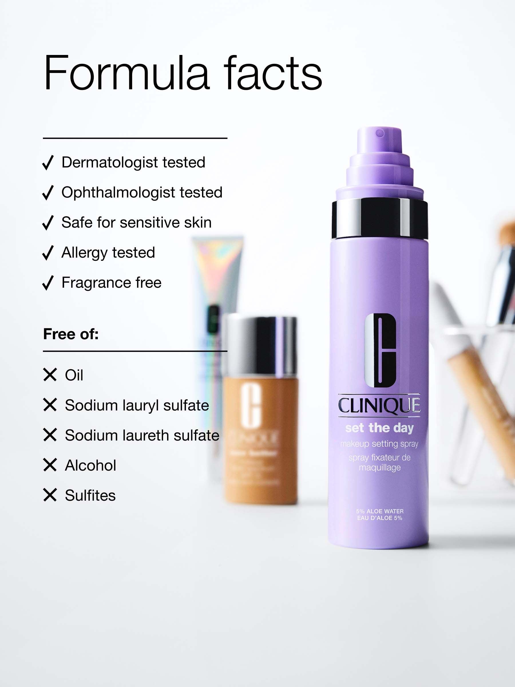 Clinique Set The Day makeup setting spray 100ml - British product