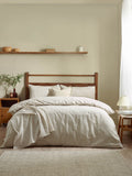 Holme Stripe Brushed Cotton Duvet Cover Set (British brand)