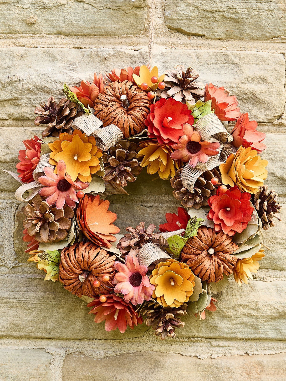Dibor Pumpkin Wreath 30cm - British product