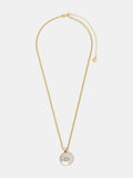 Accessorize Gold Tone 14ct Pearl Eye Pendant Necklace - British product