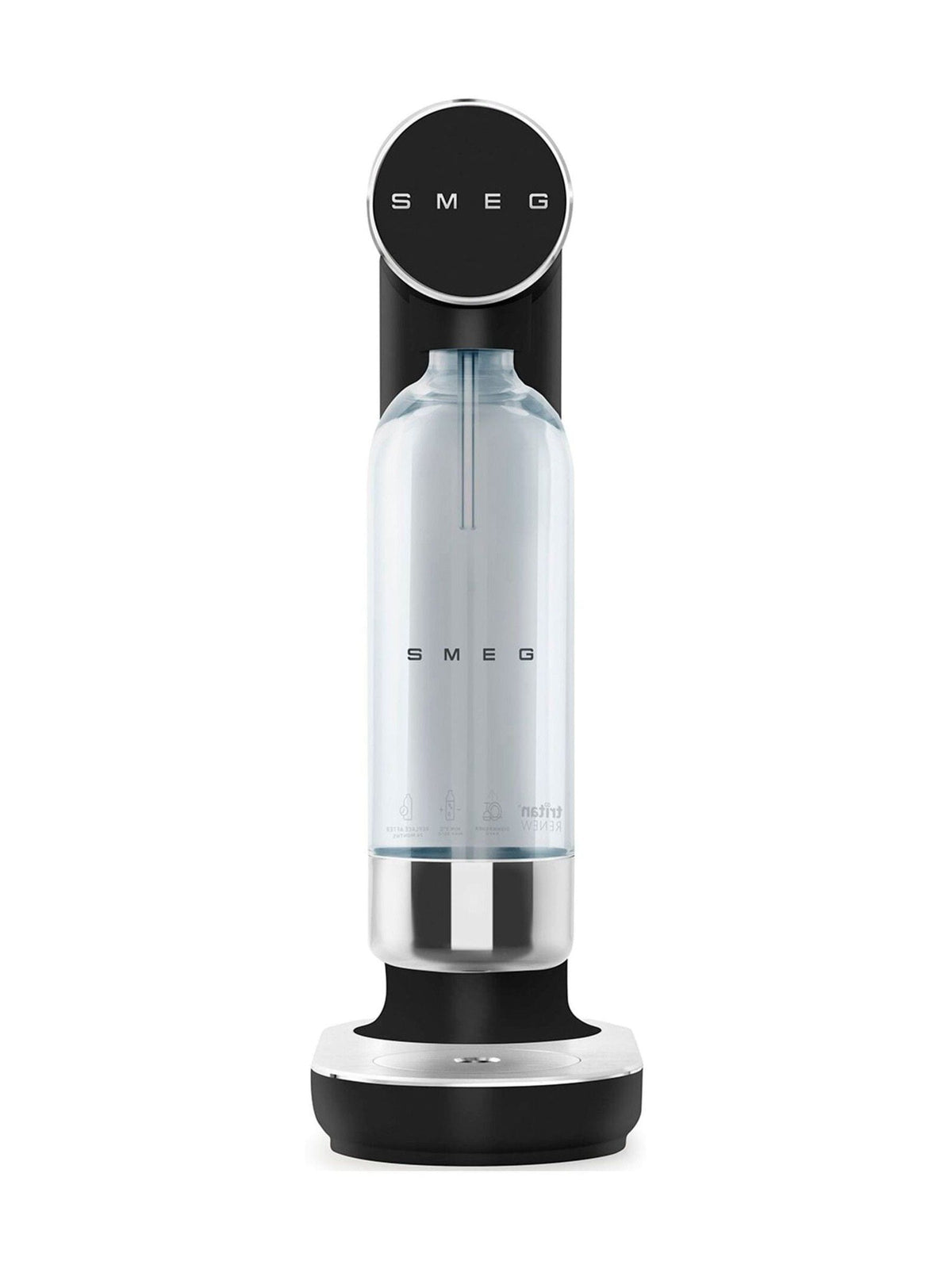 Smeg Matte Black soda maker 800ml (British brand)