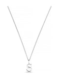 Waterproof S Initial Necklace with Gift Box