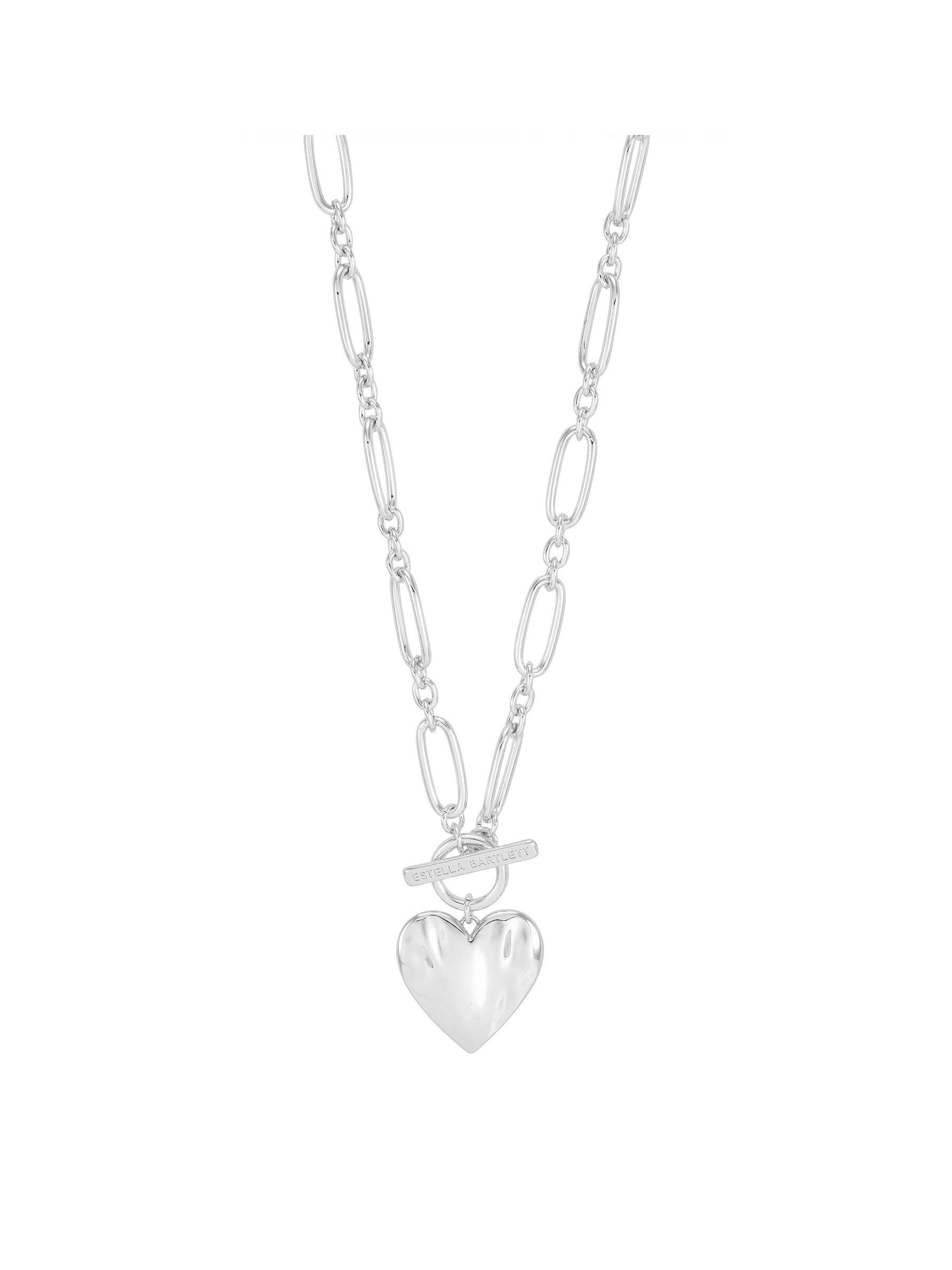 Estella Bartlett waterproof molten heart necklace with 44-48cm chain - British product