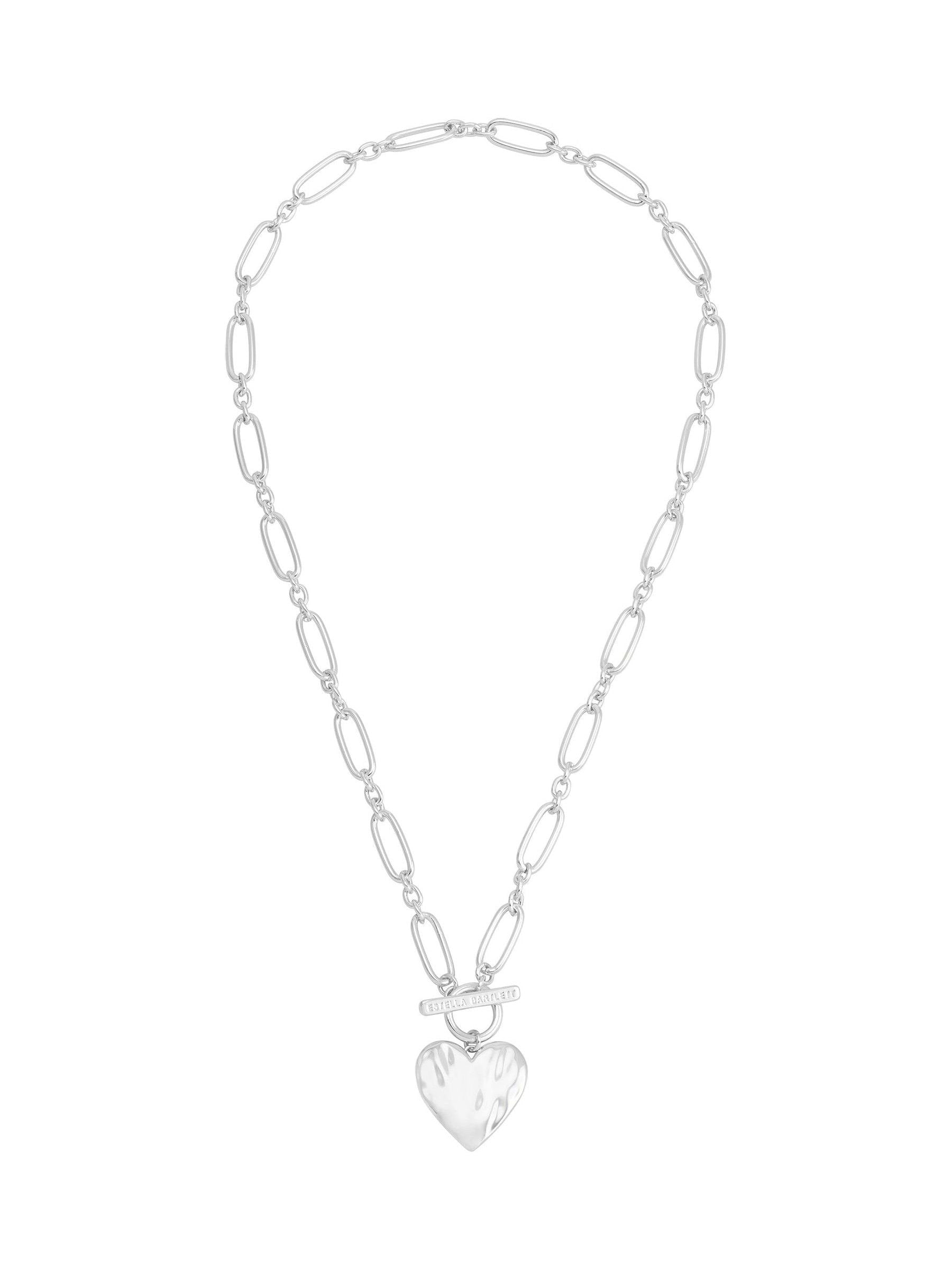 Estella Bartlett waterproof molten heart necklace with 44-48cm chain - British product