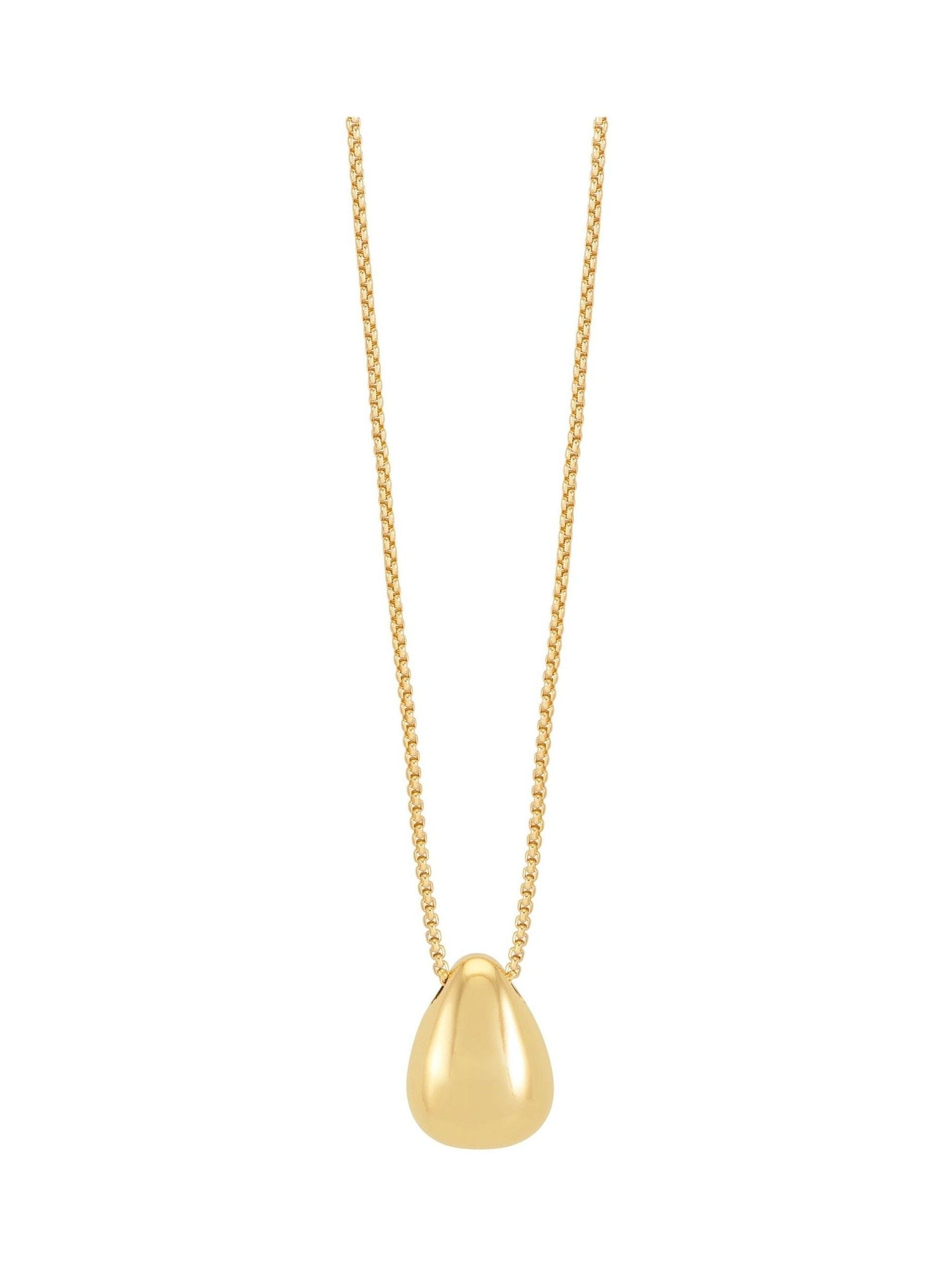 Estella Bartlett gold tone waterproof teardrop pendant necklace 44-48cm - British product