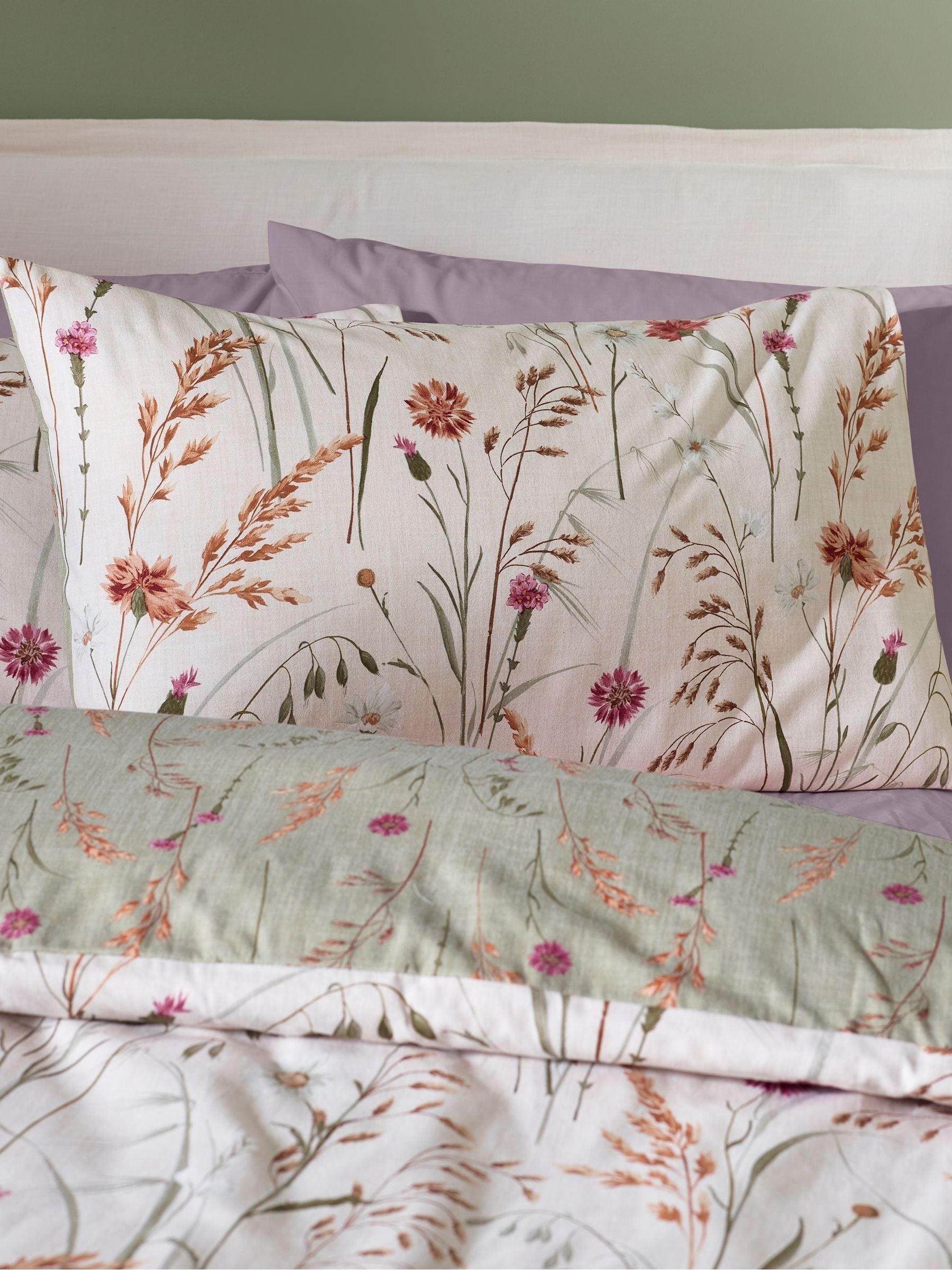 Catherine Lansfield Grasmere Floral Brushed Cotton Duvet Set - British product