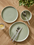 Green Otis 12-piece stoneware dinner set, UK version