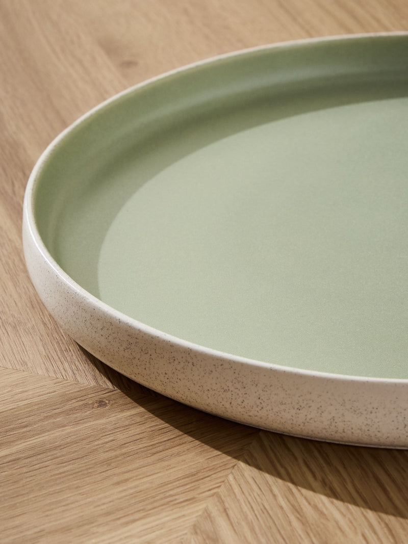 Green Otis 12-piece stoneware dinner set, UK version