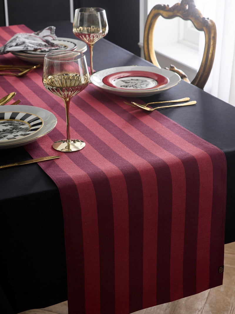 Laurence Llewelyn-Bowen Red Festivo table runner 230cm x 40cm, UK version