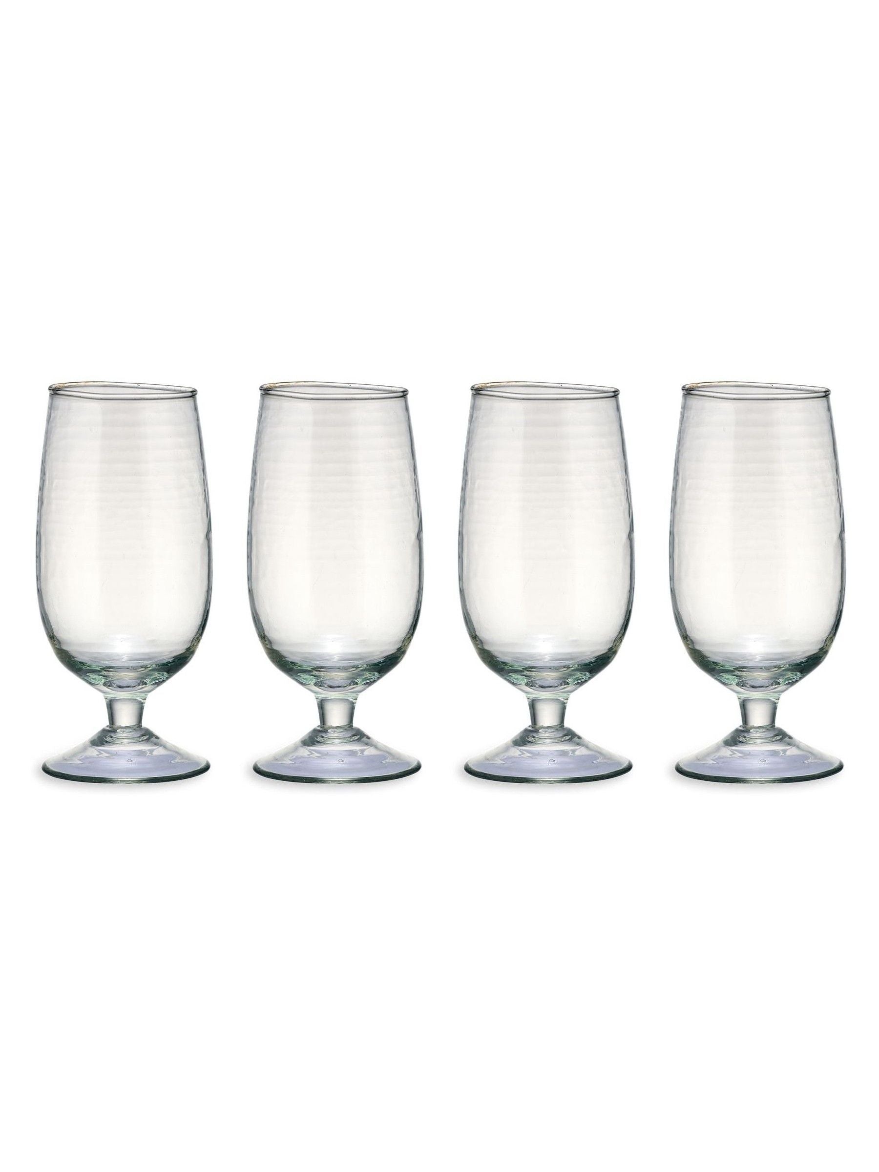 Nkuku Yala hammered tumbler glasses set of 4, imported from the UK