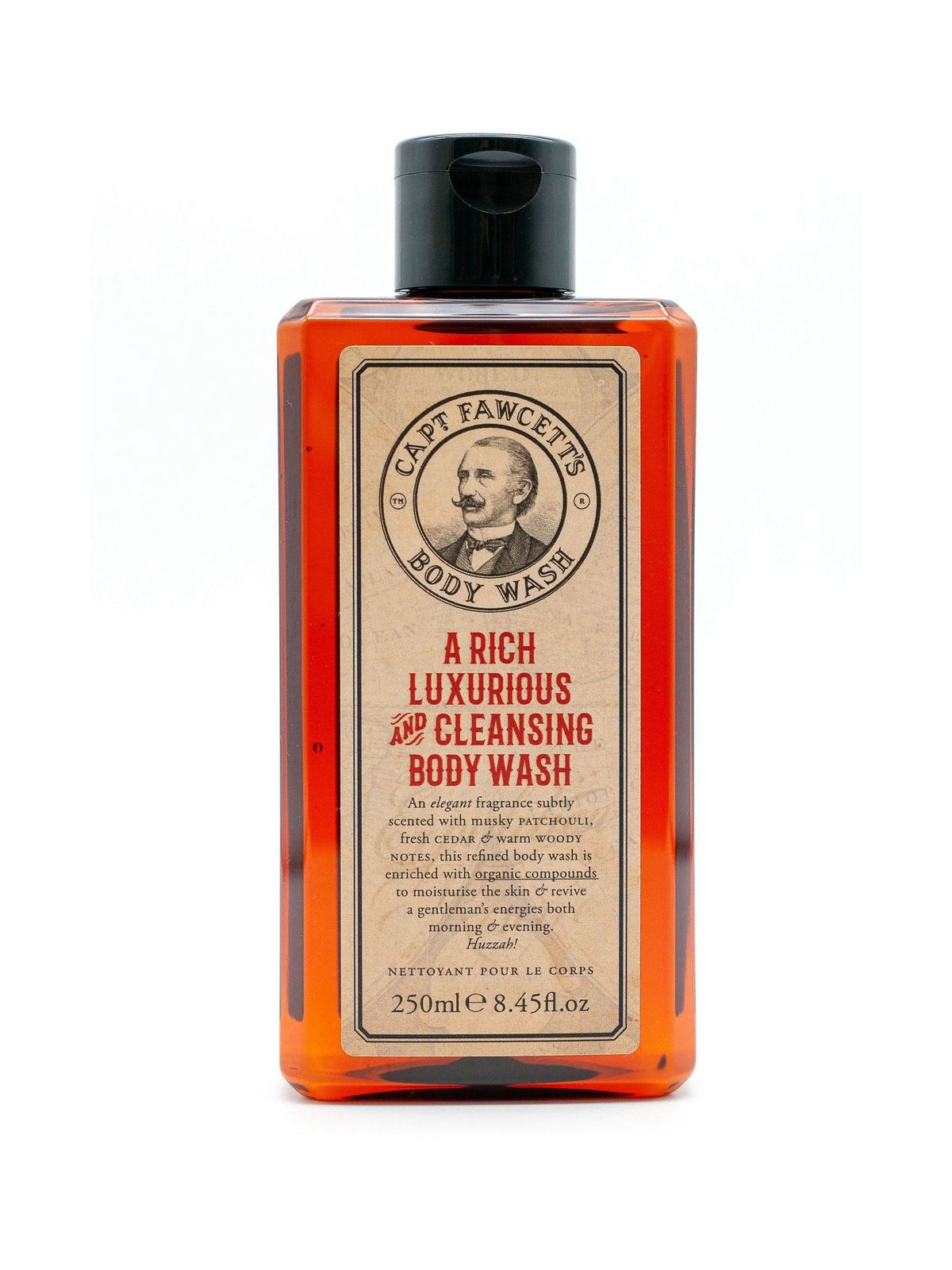 Captain Fawcett Expedition Reserve body wash 250ml - British product