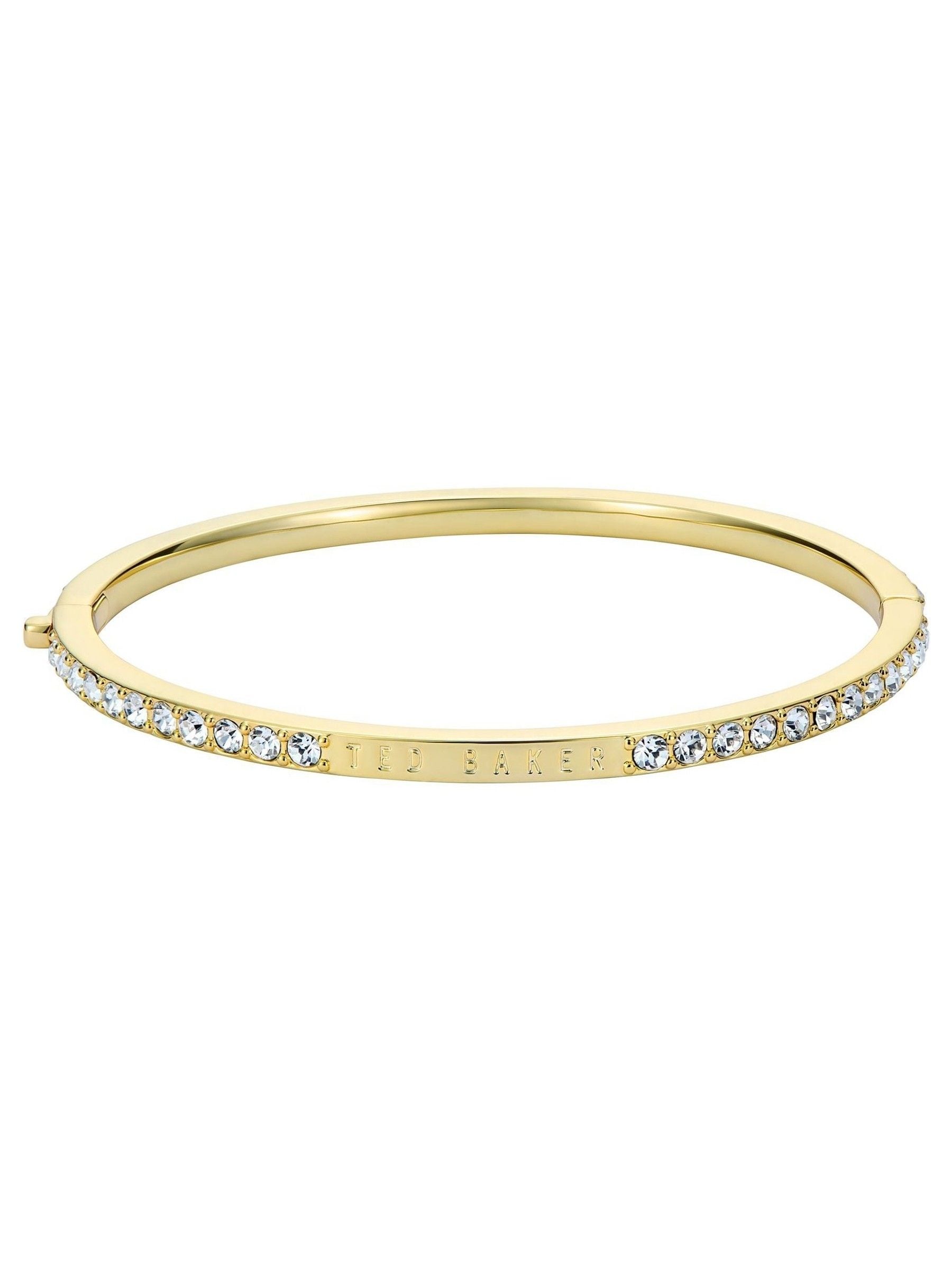 Ted Baker gold crystal bangle bracelet 6cm (British brand)