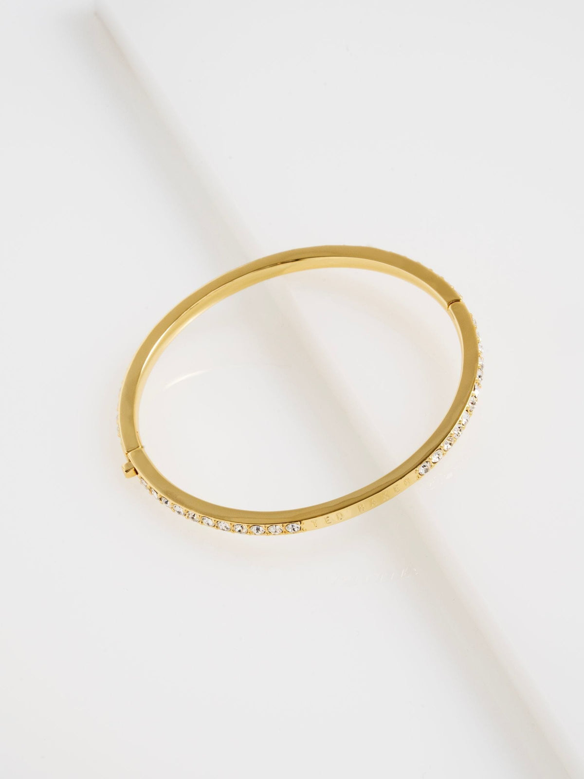Ted Baker gold crystal bangle bracelet 6cm (British brand)