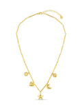 Orelia London gold tone bar link necklace, imported from the UK