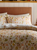 Dreams & Drapes natural autumn foliage reversible duvet cover set - British product