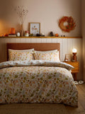 Dreams & Drapes natural autumn foliage reversible duvet cover set - British product