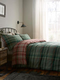 Dreams & Drapes green bennet check duvet cover set - British product