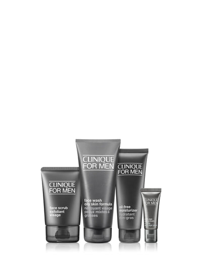 Clinique Great Skin For Him: Dry Combination Oily Skin Set (Worth £116)