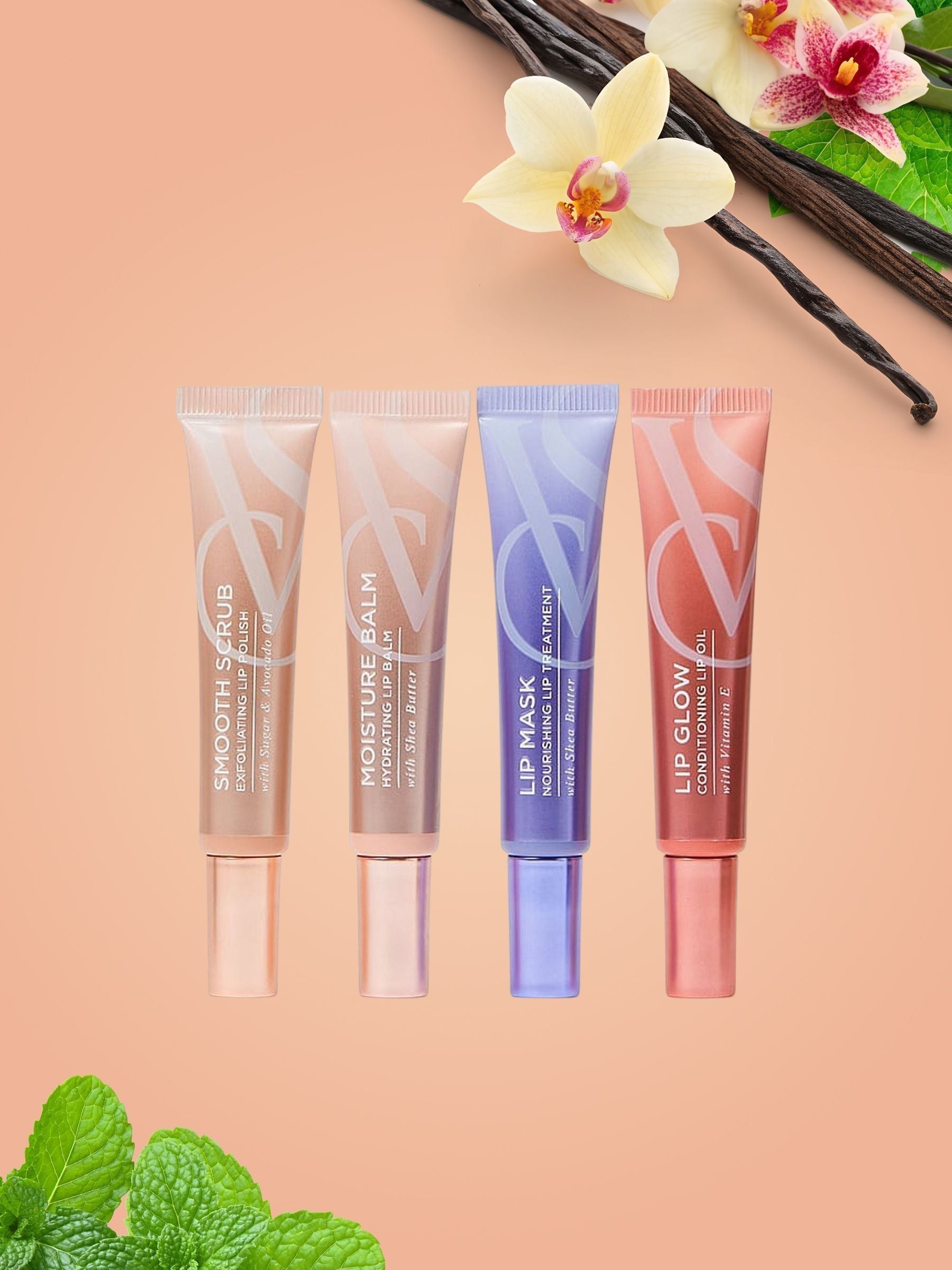 Victoria's Secret Nude Assorted 4 Piece Lip Gift Set