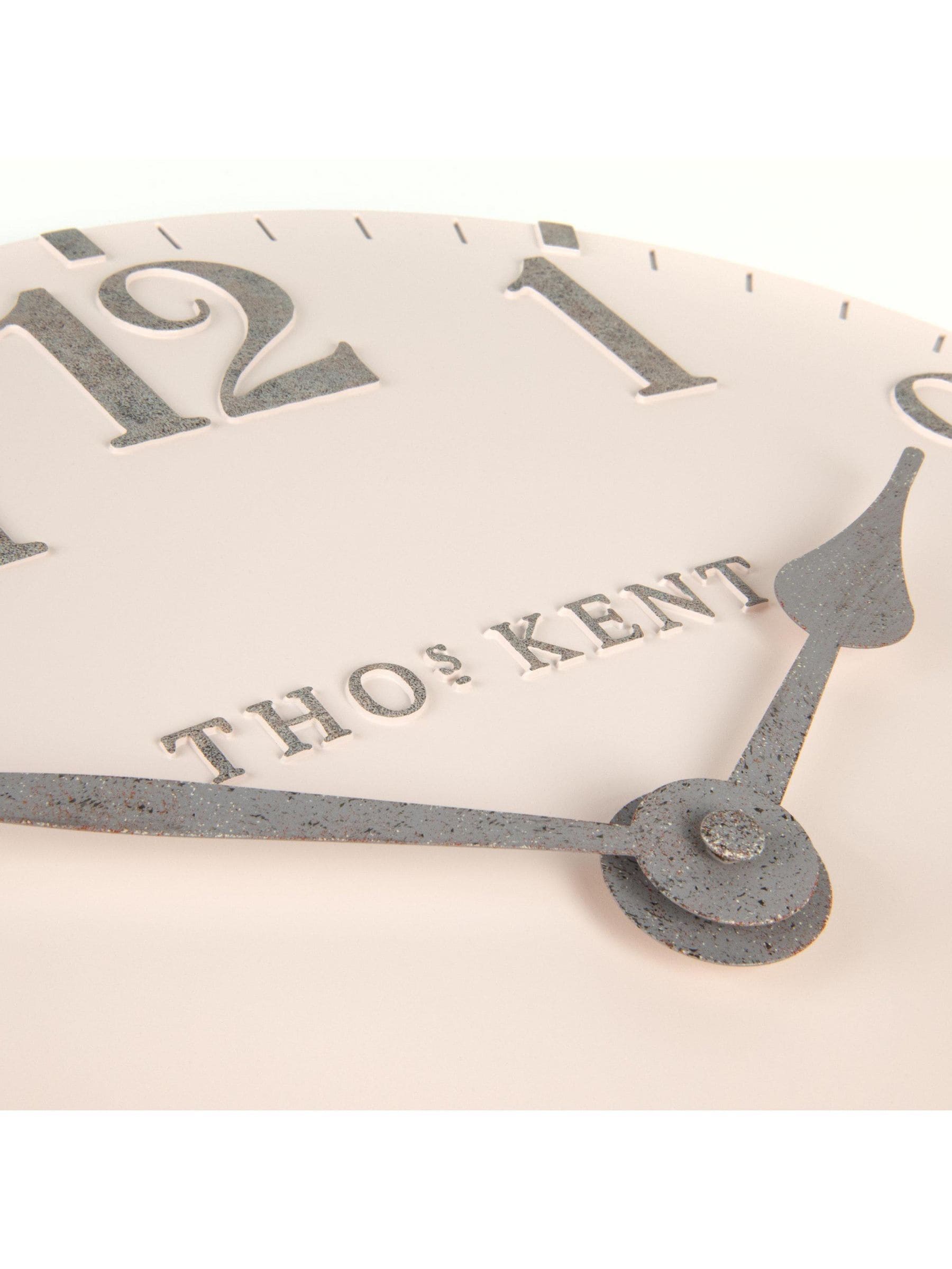 Thomas Kent Clocks Shy Pink 12 inch Willow Wall Clock (British brand)
