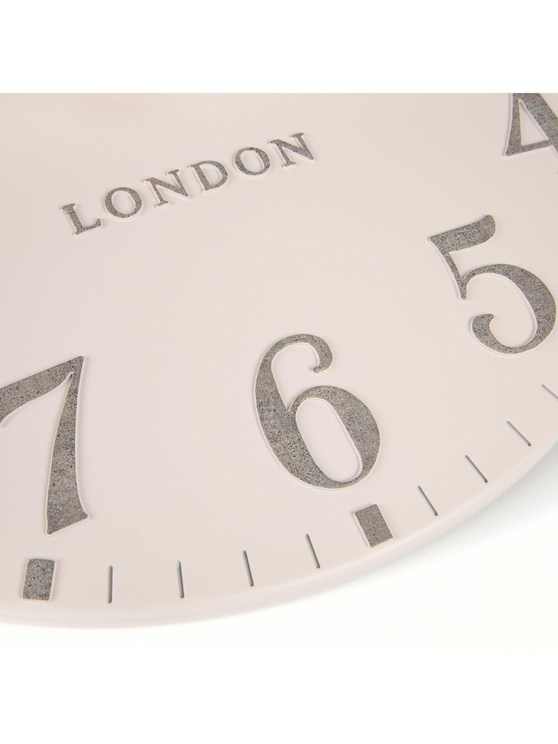 Thomas Kent Clocks Shy Pink 12 inch Willow Wall Clock (British brand)