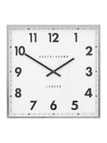 Gallery Home Chrome Pinehurst Wall Clock