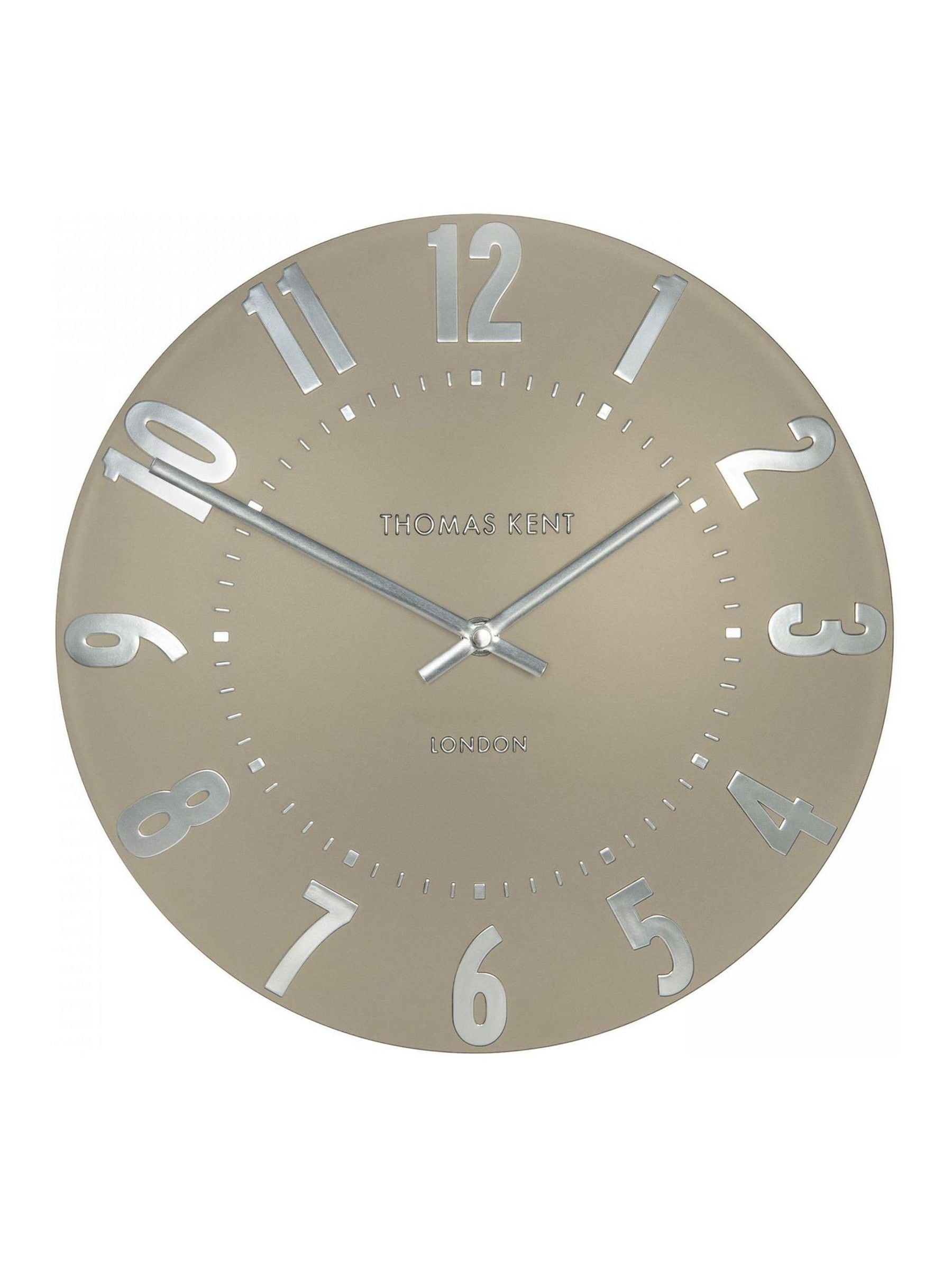 Thomas Kent Mocha 12'' Cedar Wall Clock (British brand)