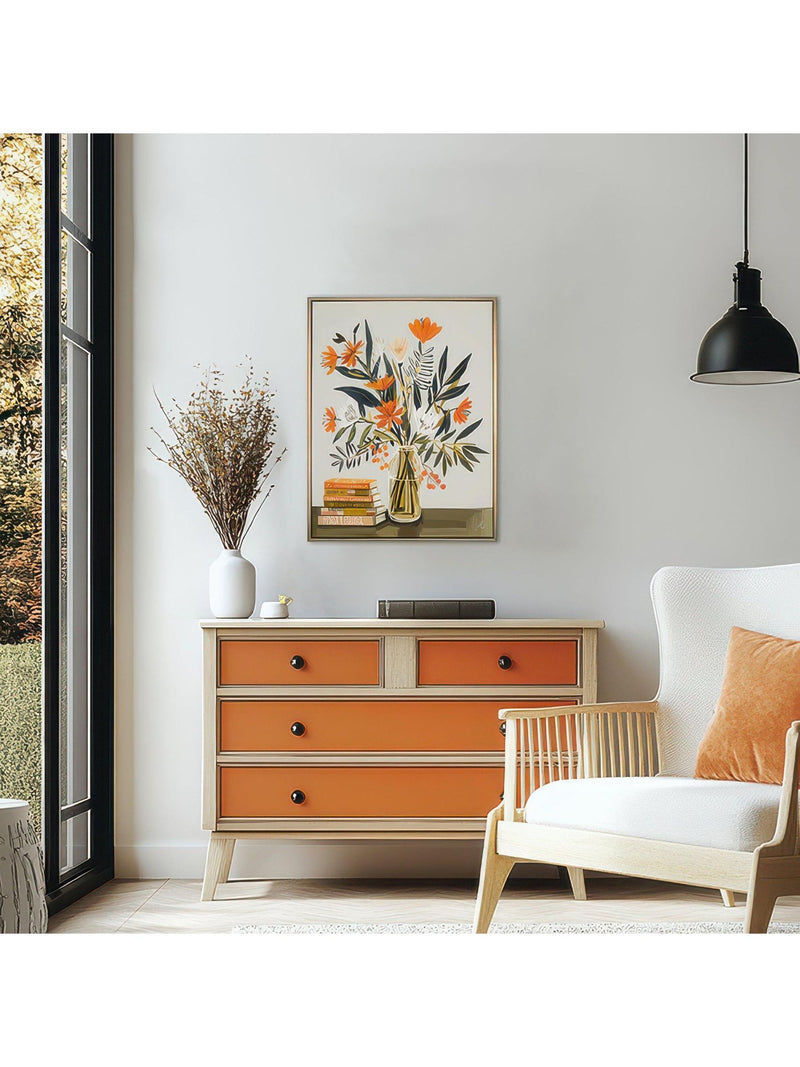 Art Marketing Green Orange Call Of The Wild wall art 66cm x 51cm - British product
