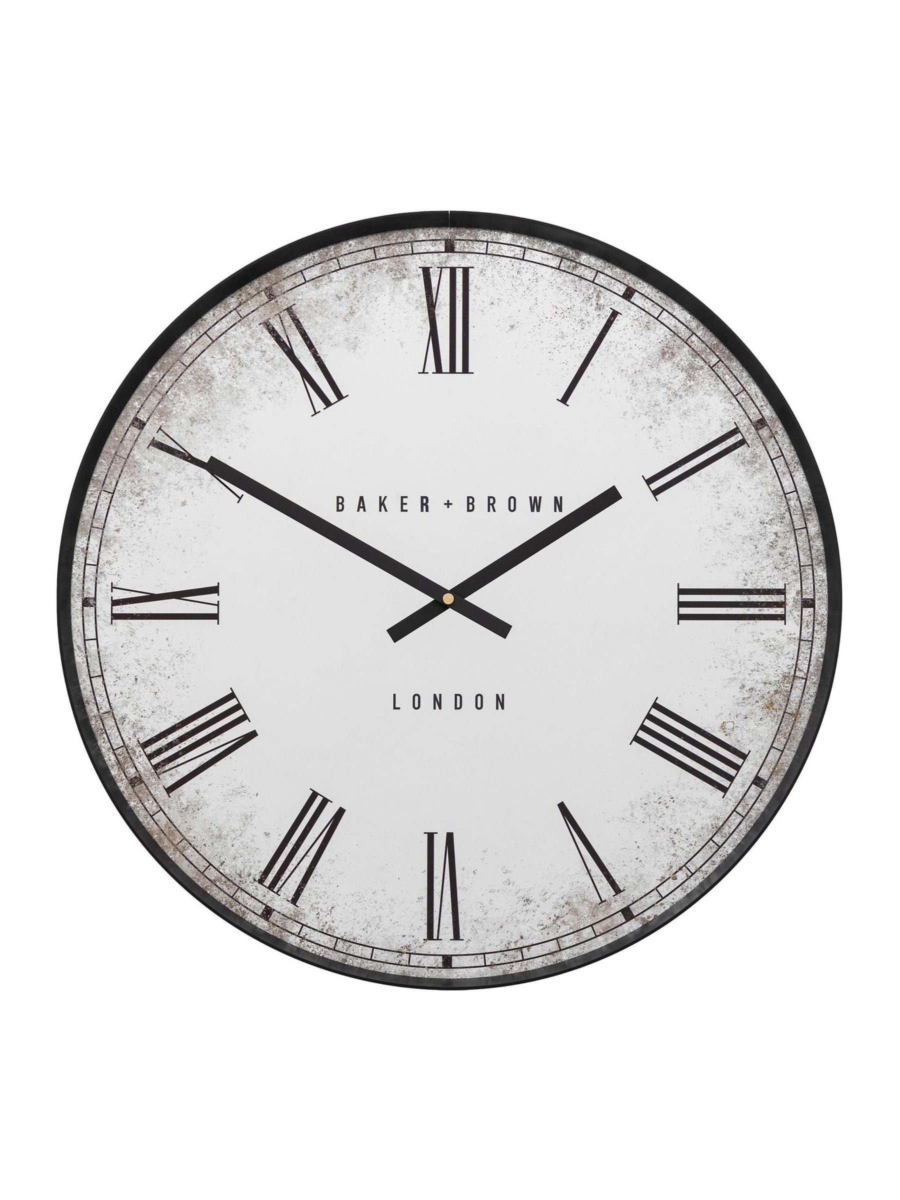 Gallery Home Black Chesterfield wall clock 50cm, UK version