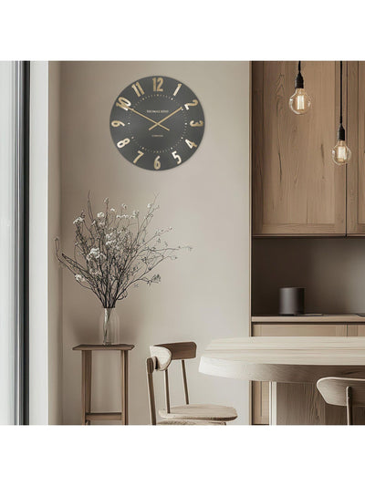 Thomas Kent Clocks Espresso Cedar Wall Clock 20 Inch
