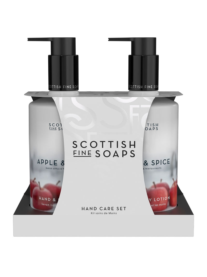 Scottish Fine Soaps Apple & Spice Hand Care Gift Set 300ml