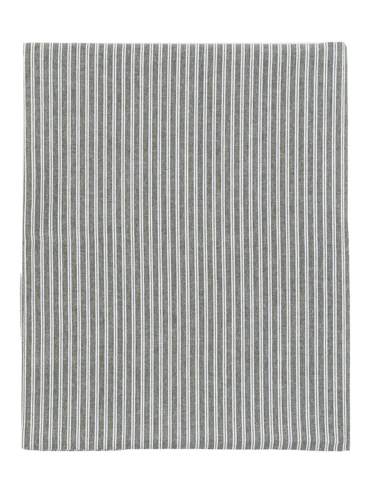 Gallery Home Green Woodland Festive Stripe Table Runner 180cm, UK version