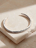 Posh Totty Designs Personalised Talon Open Cuff Bangle, imported from the UK