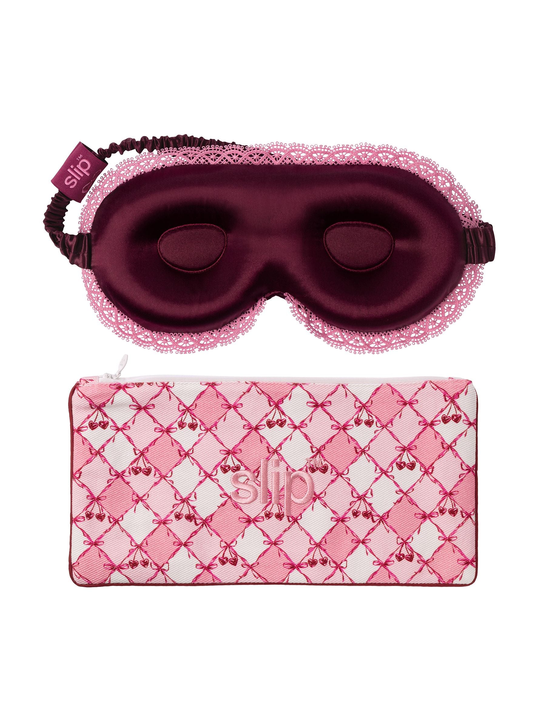 Slip Pure Silk Lovely Lashes Gift Set With Lace Trim (Worth £95)
