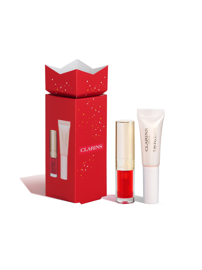 Clarins Lip Duo Translucent Glow Strawberry 5ml 1.4ml - British product