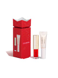 Clarins Lip Duo Translucent Glow Strawberry 5ml 1.4ml - British product