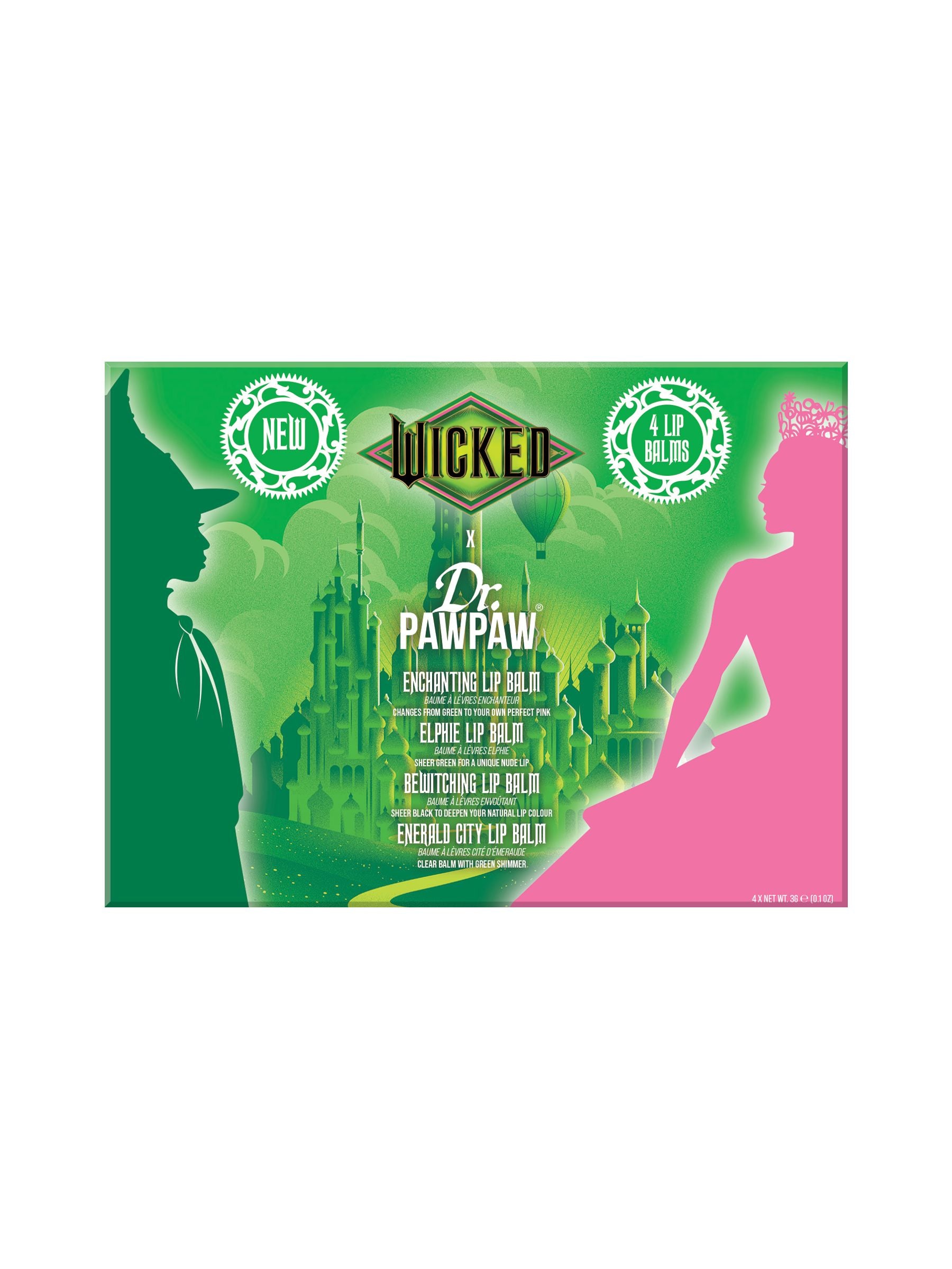 Dr. PAWPAW Wicked Elphaba Lip Balm Collection