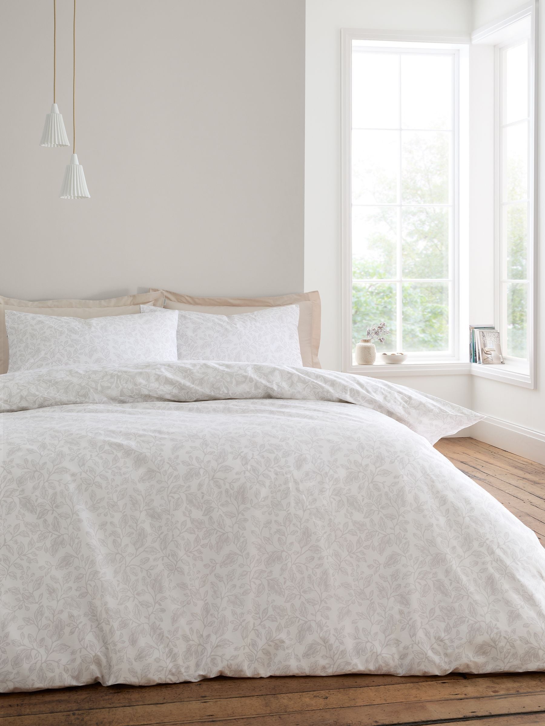 Natural Woodland Reversible Duvet Cover Set - British product