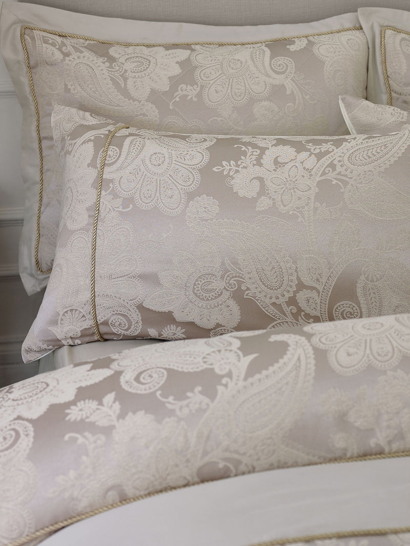 Catherine Lansfield Champagne Gold Opulent Jacquard duvet cover set - British product