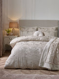 Catherine Lansfield Champagne Gold Opulent Jacquard duvet cover set - British product