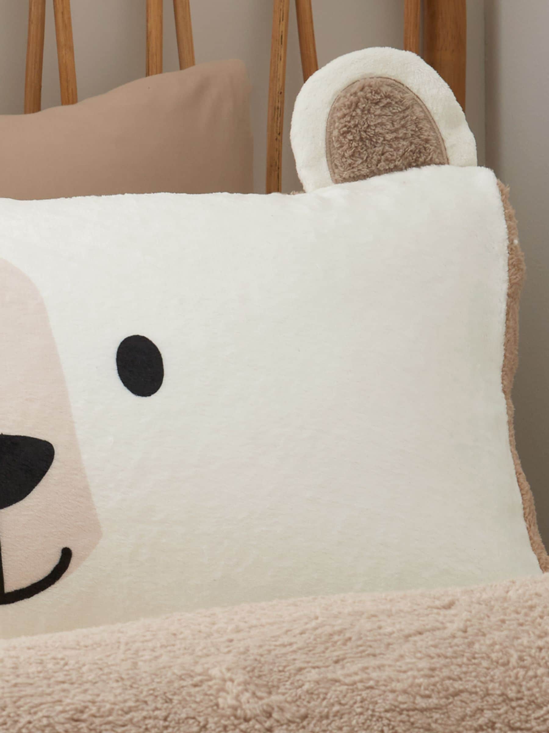 Catherine Lansfield Natural Cosy Bear duvet cover set - British product