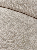 Catherine Lansfield natural crinkle seersucker duvet cover set - British product