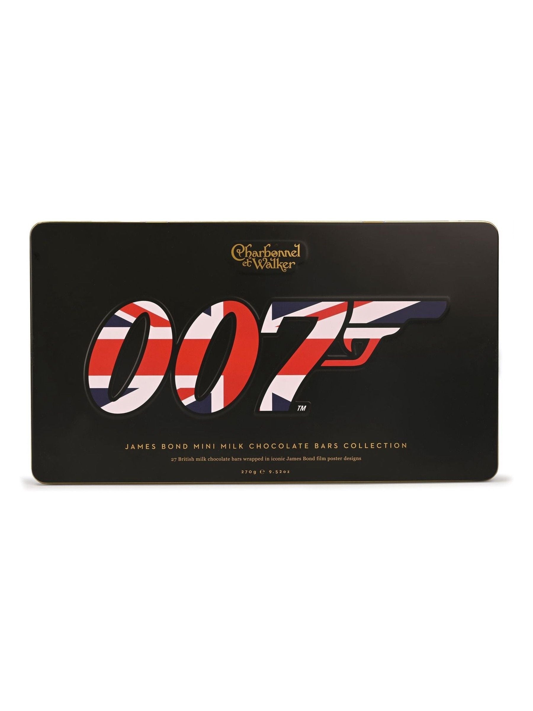 Charbonnel et Walker James Bond themed milk chocolate bars 270g - British product