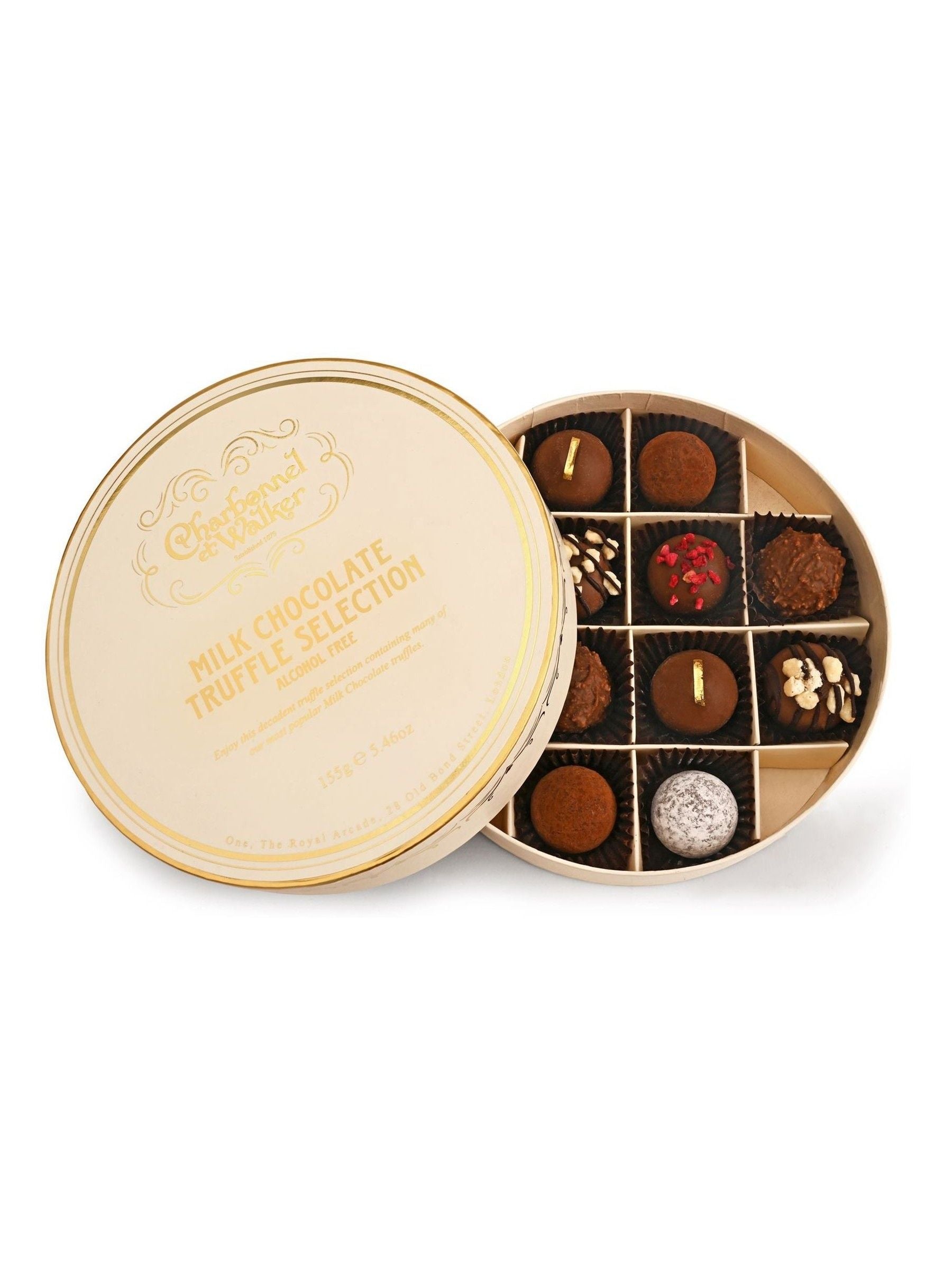 Charbonnel et Walker milk chocolate truffle selection 155g - British product