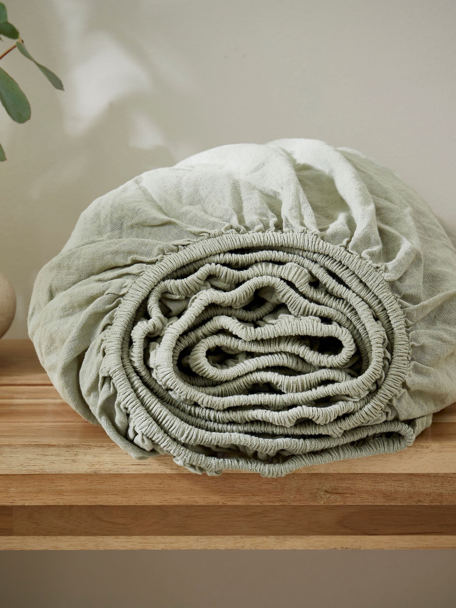 Martex Pistachio Green fitted sheet, imported from the UK