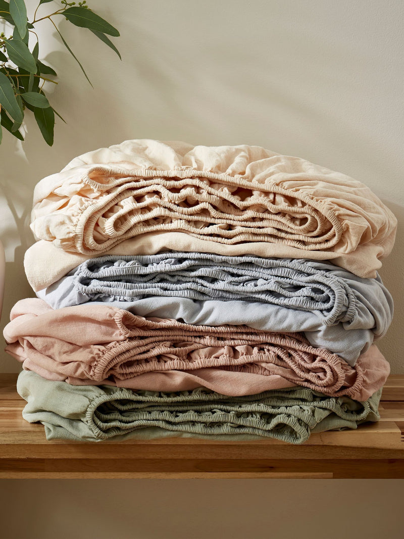 Martex Pistachio Green fitted sheet, imported from the UK
