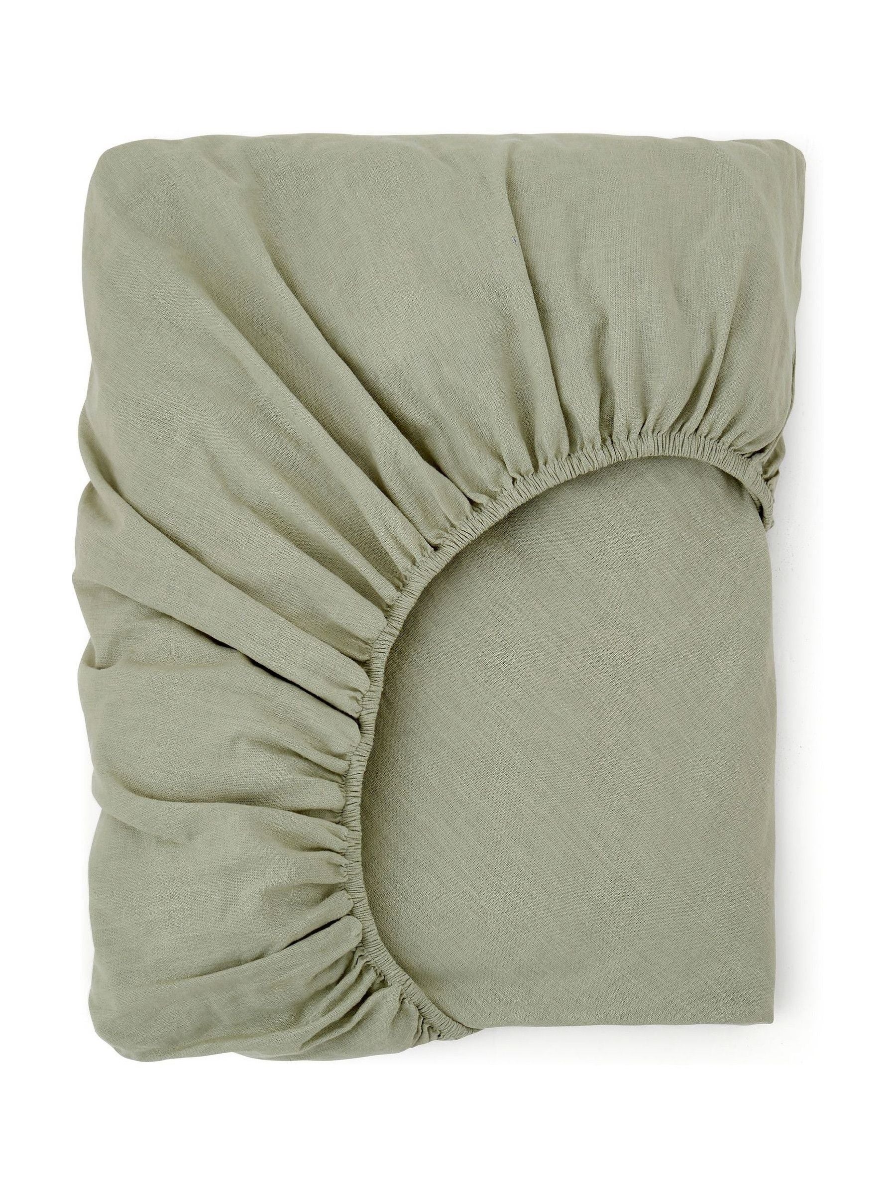 Martex Pistachio Green fitted sheet, imported from the UK