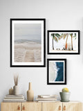East End Prints Black Ocean Aerial by Oh Fine wall art print - British product