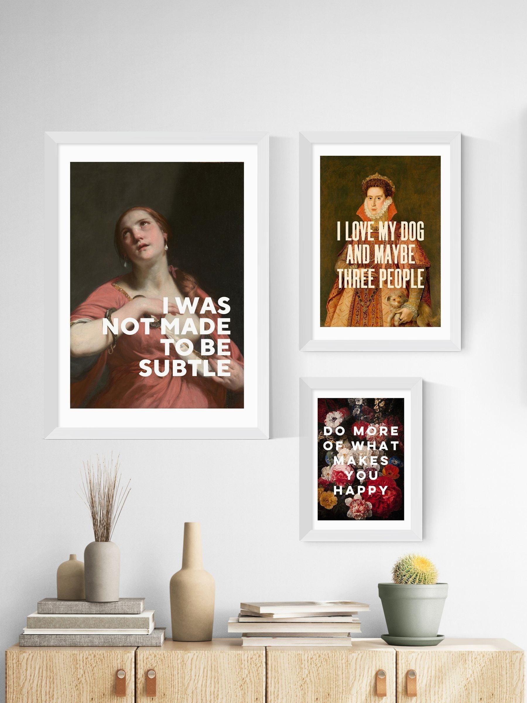 East End Prints I Love My Dog wall art - British product